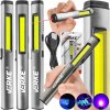VERKE Dielenská lampa 400 lm + 120 lm, 800 mAh S LASEROM A UV SVETLOM