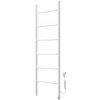 Instalprojekt - Elektrický sušiak PRIMAVERA - Radiátory - Farebné prevedenie HL - C34 biela matná, Rozmery sušiakov - 500 × 1600 × 88 - 98 mm, 120 W RADPRI501634