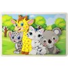 Rappa Drevené puzzle zvieratká - 8 dielikov (Rappa)