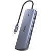 Unitek Hub 9v1 USB C Gigabit Ethernet HDMI VGA 3x USB A čítačka kariet PD 100W