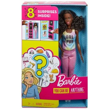 Barbie Kariéra Prekvapenie Môžeš byť čímkoľvek Bábiky a doplnky Tmavé vlasy