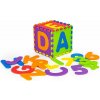 Eco Toys Vzdelávacie penové puzzle Písmená a čísla 36 ks