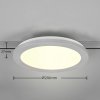 Trio Lighting LED svetlo Camillus pre DUOline, titánové, Ø 26 cm - 76921587