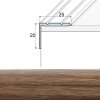 EFFECTOR Schodová lišta A36 Merbau 270 cm samolepiaca