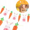 Papierová girlanda Banner VEĽKONOČNÁ Mrkva Zajačiky Jar 100 cm