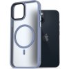 AlzaGuard Matte Case Compatible with MagSafe iPhone 14 svetlomodré