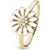 Prsteň Christina Topaz Marguerite pozlacené striebro