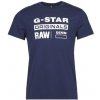 G-Star Raw Tričká s krátkym rukávom GRAPHIC 8 R T SS Modrá
