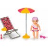 Bábika BABY born Minis Sada s lehátkom, slnečníkom a bábikou (4001167906132)