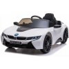 JOKO Elektrické autíčko BMW I8 COUPE LIFT, penové kolesá, kožené sedadlo, USB, MP3, biele