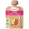BABYBIO Kapsička Jablko jahoda vanilka 90 g 54210