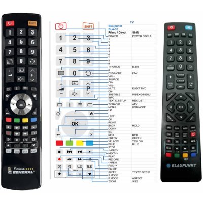 Diaľkový ovládač General Blaupunkt BLA-32