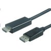 PREMIUMCORD Kabel DisplayPort 1.2 na HDMI 2.0, pro rozlišení 4Kx2K@60Hz, 3m kportadk04-03