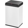 Hailo Big-Box Swing L 8401310 odpadkový kôš, 35 l, ocelový plech, (d x š x v) 340 x 339 x 545 mm, biela, čierna, so samozatváracím vekom, 1 ks; 8401310