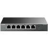 TP-link TL-SF1006P 6x10/100 (4xPOE+) 67W kovový CCTV switch