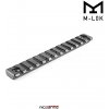 NICOARMS RAK8019 hliníková lišta M-lok 140 x 21 mm