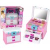 LEAN Toys Súprava krásy v kufríku ružová biela