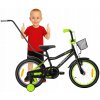 Detský bicykel Tabou 18 palcový oceľový viacfarebný s príslušenstvom