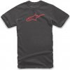 ALPINESTARS triko AGELESS CLASSIC TEE krátky rukáv, ALPINESTARS (černá/červená) - XL