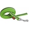 Firedog Pogumované vodítko 20 mm 1,2 m bez rúčky neónovozelené