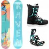 Raven Anna snowboard + Raven Fastec FT360 black/mint vázání + Raven Diva black/mint boty - 138 cm + M (EU 39-42)