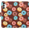 Flipové puzdro iSaprio - Donuts Pattern - Samsung Galaxy A04s