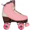 Powerslide Kolieskové korčule Chaya Quad Miyu Pink Leopard, 42, 2x2, 62