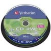 Verbatim CD-RW 12x, 700MB, 10 ks (Spindl) 43480