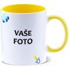 HRNČEK S FOTKOU FAREBNÝ RÁMIK CUMLÍK MODRÝ 350 ML FOTOpošta Farba: ŽLTÝ