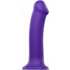 StrapOnMe SemiRealistic Dual Density Bendable Dildo Purple