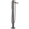 Hansgrohe Metropol - Vaňová batéria na podlahu, kefovaný čierny chróm - 32532340