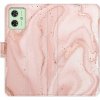 iSaprio Flip RoseGold Marble pro Motorola Moto G54 5G / G54 5G Power Edition rogomarble-FLP2-MoG54