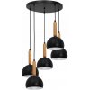 Luminex Luster na lanku MISSI 5xE27/60W/230V čierna LU1973 + záruka 3 roky zadarmo + záruka 3 roky zadarmo