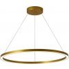 IMMAX NEO FINO SMART závesné svietidlo 1 kruh, 80cm, 60W, zlaté, Zigbee 3.0, TUYA