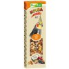 NESTOR Tyčinka XXL pre stredné papagáje ovocie, orechy 2ks / 150g