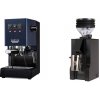 Gaggia New Classic E24, blue + Eureka Mignon Zero, BL black