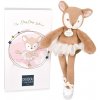 Doudou Darčeková sada - Plyšová hračka srnka hnedá balerína 30 cm