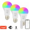 IMMAX NEO LITE SMART sada 3x žárovka LED E27 11W RGB+CCT, stmívatelná, Wi-Fi, Beacon, DO, TUYA 07733CDO