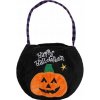 KOŠÍK TAŠTIČKA VEDIERKO ČIERNY TEKVICA SLADKOSTI DOPLNOK HALLOWEEN