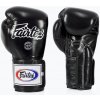 Boxerské rukavice Fairtex Super Sparring - Locked Thumb black