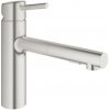 Drezová batéria GROHE Concetto New s vyťahovacou sprškou supersteel 30273DC1
