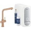 Grohe Blue Home - Drezová batéria s chladiacim zariadením a filtráciou, kefovaný Warm Sunset 31454DL1