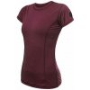 Tričko Sensor Merino Air - Dámske kr. rukáv Port Red M