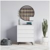 Asir | Komoda SUVERA 86x70 cm biela | AS1578