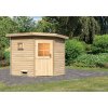 fínska sauna KARIBU MIKKA (92661) natur LG3998