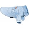 Oblečenie pre psa košeľa 25 cm Denim svetlo modrá