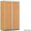 Drevona, Skriňa REA TULSA 120/200, buk (REA TULSA 120/200, 2-dverová skriňa s posúvnymi dverami 120cm)
