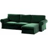 Dekoria Poťah na pohovku aj ležadlo Ektorp pre 2 osoby, Grøn, Poťah na sedačku Ektorp 2-os. aj ležadlo, Velvet, 704-13