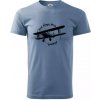Still Plays With Planes - Klasické pánske tričko vyššej gramáže - 2XL ( Denim )