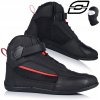 Pánske motocyklové topánky, kožené, krátke, mestské OZONE City Black - 43